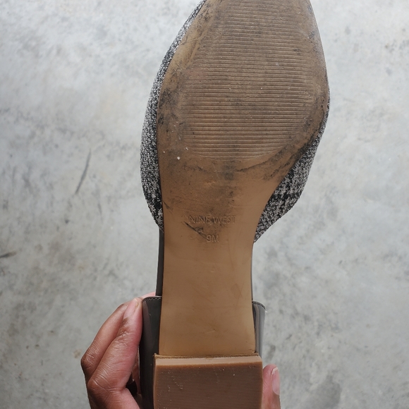 Nine West Gray Tweed Flats - Picture 11 of 14